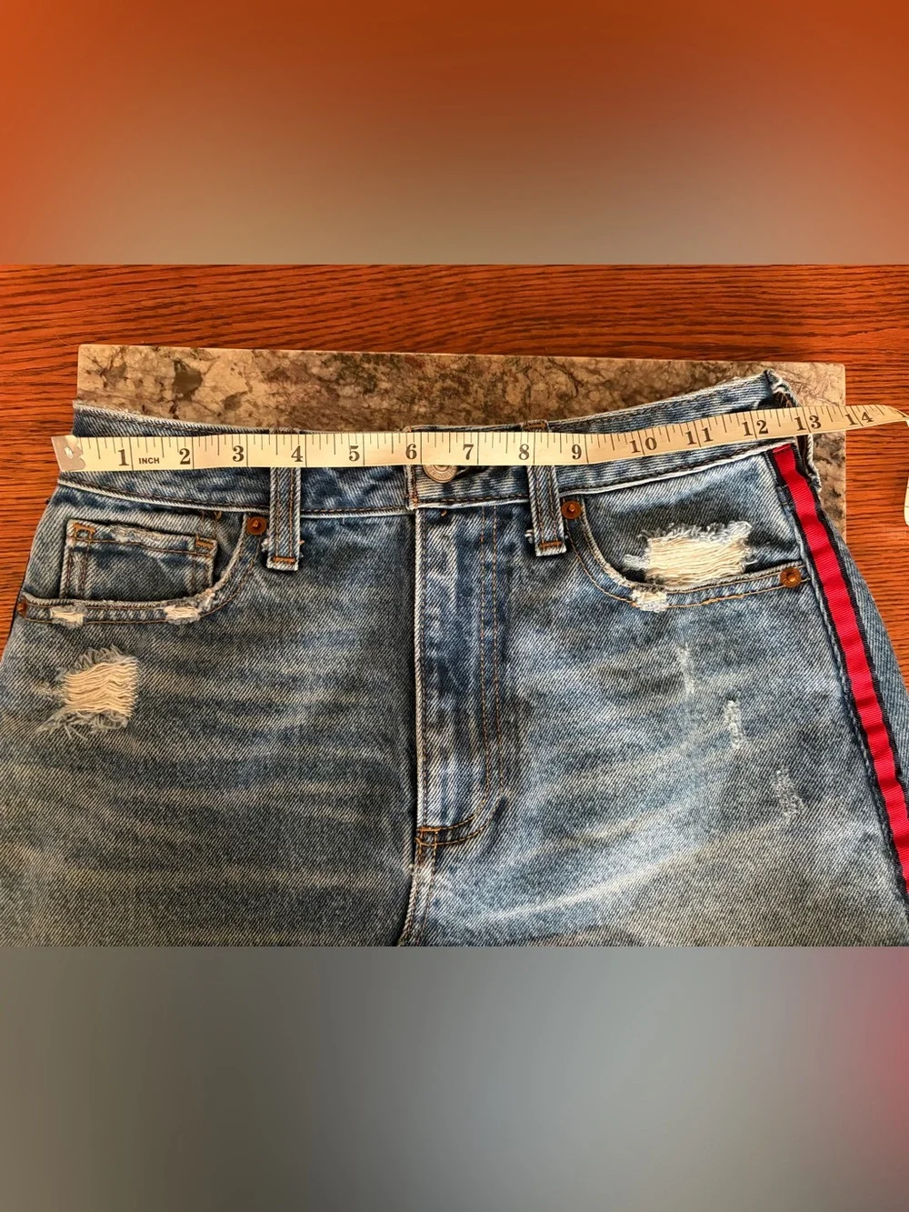Abercrombie & Fitch Zoe Denim Micro Jean Skirt